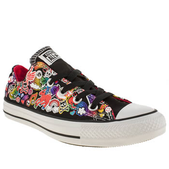 womens converse multi ox sticker print trainers womens converse multi ox sticker print trainers