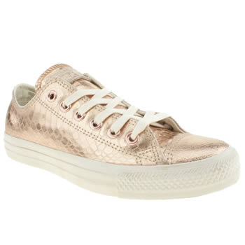 womens converse gold elevated glam ox trainers womens converse gold elevated glam ox trainers