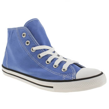 womens converse blue dainty mid ii trainers womens converse blue dainty mid ii trainers