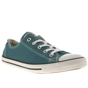 womens converse turquoise all star dainty oxford canvas trainers womens converse turquoise all star dainty oxford canvas trainers