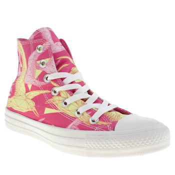 womens converse pink all star hi vi birds trainers womens converse pink all star hi vi birds trainers