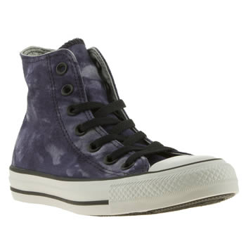 womens converse navy & white tie-dye hi vii trainers womens converse navy & white tie-dye hi vii trainers