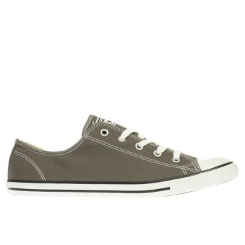 CONVERSE DARK GREY AS DAINTY OX TRAINERS CONVERSE DARK GREY AS DAINTY OX TRAINERS