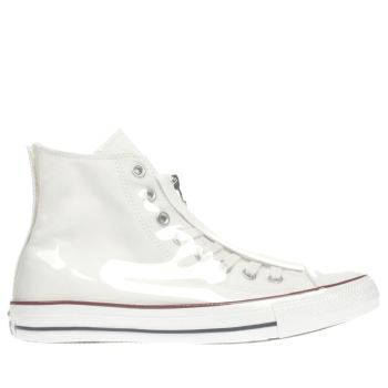 CONVERSE WHITE SHROUD TRANSLUCENT HI TRAINERS CONVERSE WHITE SHROUD TRANSLUCENT HI TRAINERS