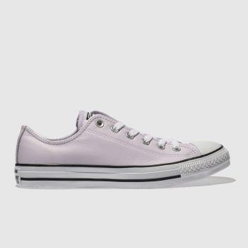 CONVERSE LILAC ALL STAR LEATHER OX TRAINERS CONVERSE LILAC ALL STAR LEATHER OX TRAINERS