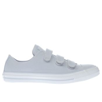 CONVERSE PALE BLUE ALL STAR 3V OX TRAINERS CONVERSE PALE BLUE ALL STAR 3V OX TRAINERS