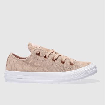 CONVERSE NATURAL CONS CT AS FOIL SUEDE OX TRAINERS CONVERSE NATURAL CONS CT AS FOIL SUEDE OX TRAINERS