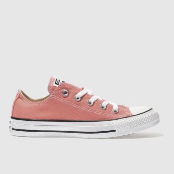 CONVERSE CORAL ALL STAR SUNBLUSH OX TRAINERS CONVERSE CORAL ALL STAR SUNBLUSH OX TRAINERS