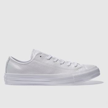 DAMEN CONVERSE WEIß ALL STAR LEATHER OX SNEAKER DAMEN CONVERSE WEIß ALL STAR LEATHER OX SNEAKER