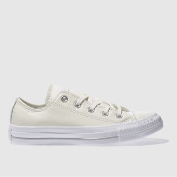 CONVERSE NATURAL ALL STAR PATENT OX TRAINERS CONVERSE NATURAL ALL STAR PATENT OX TRAINERS