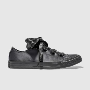 CONVERSE BLACK ALL STAR BIG EYELETS OX TRAINERS CONVERSE BLACK ALL STAR BIG EYELETS OX TRAINERS