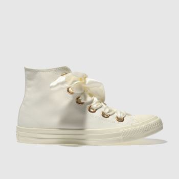 CONVERSE CREAM ALL STAR BIG EYELETS HI TRAINERS CONVERSE CREAM ALL STAR BIG EYELETS HI TRAINERS