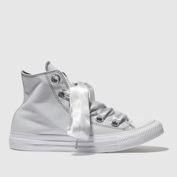CONVERSE LIGHT GREY ALL STAR BIG EYELETS HI TRAINERS CONVERSE LIGHT GREY ALL STAR BIG EYELETS HI TRAINERS