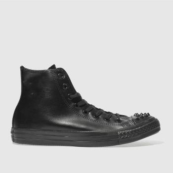 CONVERSE BLACK CHUCK TAYLOR ALL STAR STUDS HI TRAINERS CONVERSE BLACK CHUCK TAYLOR ALL STAR STUDS HI TRAINERS