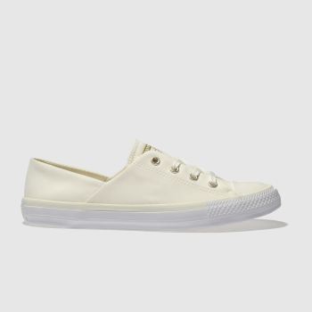 CONVERSE CREAM CORAL PEACHED CANVAS OX TRAINERS CONVERSE CREAM CORAL PEACHED CANVAS OX TRAINERS