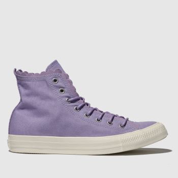 converse lilac all star hi frilly thrills trainers converse lilac all star hi frilly thrills trainers