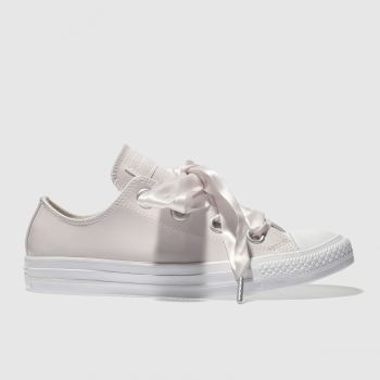 CONVERSE PALE PINK BIG EYELET PATENT OX TRAINERS CONVERSE PALE PINK BIG EYELET PATENT OX TRAINERS