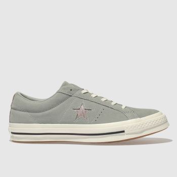 CONVERSE KHAKI ONE STAR OX SUEDE TRAINERS CONVERSE KHAKI ONE STAR OX SUEDE TRAINERS