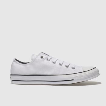 CONVERSE WHITE CHUCK TAYLOR ALL STAR OX TRAINERS CONVERSE WHITE CHUCK TAYLOR ALL STAR OX TRAINERS
