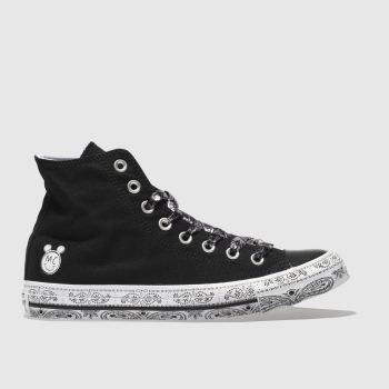 CONVERSE BLACK & WHITE ALL STAR MILEY CYRUS HI TRAINERS CONVERSE BLACK & WHITE ALL STAR MILEY CYRUS HI TRAINERS