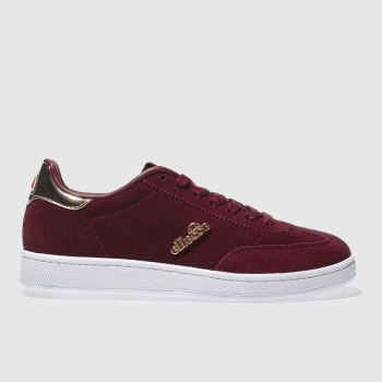 ELLESSE BURGUNDY NAPOLI TRAINERS ELLESSE BURGUNDY NAPOLI TRAINERS
