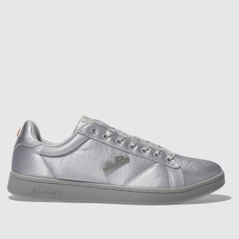 ELLESSE LIGHT GREY ANZIA SATIN TRAINERS ELLESSE LIGHT GREY ANZIA SATIN TRAINERS