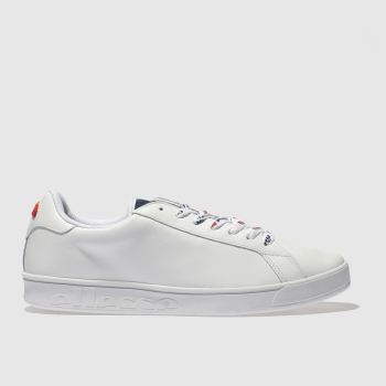 ELLESSE WHITE CAMPO LEATHER TRAINERS ELLESSE WHITE CAMPO LEATHER TRAINERS