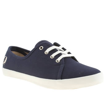womens fred perry navy bell trainers womens fred perry navy bell trainers