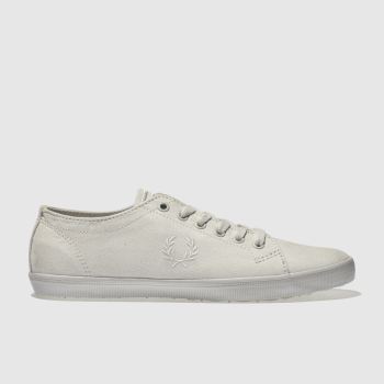 FRED PERRY LIGHT GREY KINGSTON MICROFIBRE TRAINERS FRED PERRY LIGHT GREY KINGSTON MICROFIBRE TRAINERS