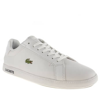 womens lacoste white graduate trainers womens lacoste white graduate trainers