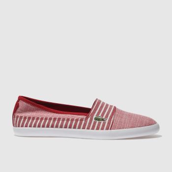 LACOSTE RED MARICE 118 TRAINERS LACOSTE RED MARICE 118 TRAINERS