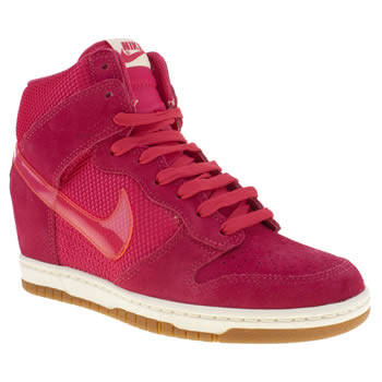 womens nike pink dunk sky hi trainers womens nike pink dunk sky hi trainers