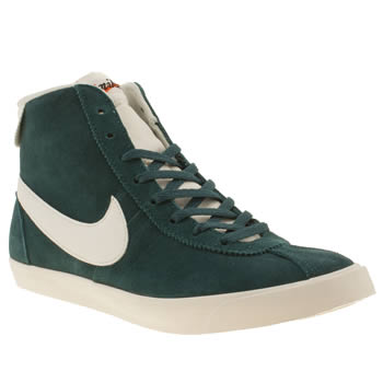 womens nike green bruin lite mid suede trainers womens nike green bruin lite mid suede trainers