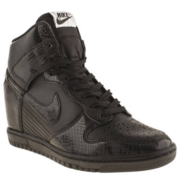 womens nike black dunk sky high ii trainers womens nike black dunk sky high ii trainers