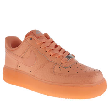 womens orange air force 1