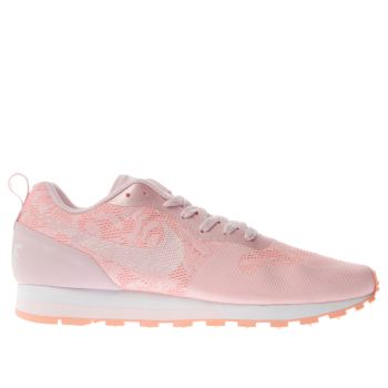 NIKE PALE PINK MD RUNNER TRAINERS NIKE PALE PINK MD RUNNER TRAINERS