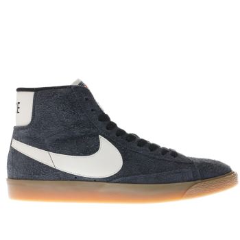 NIKE DARK GREY BLAZER MID TRAINERS NIKE DARK GREY BLAZER MID TRAINERS