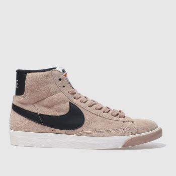 NIKE PINK & BLACK BLAZER MID TRAINERS NIKE PINK & BLACK BLAZER MID TRAINERS