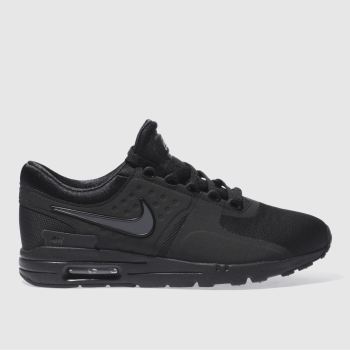 NIKE BLACK AIR MAX ZERO TRAINERS NIKE BLACK AIR MAX ZERO TRAINERS