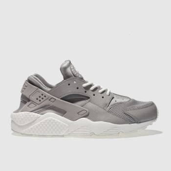 NIKE LIGHT GREY HUARACHE RUN SE TRAINERS NIKE LIGHT GREY HUARACHE RUN SE TRAINERS