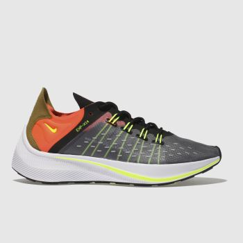 NIKE BLACK & ORANGE EXP-14 TRAINERS NIKE BLACK & ORANGE EXP-14 TRAINERS