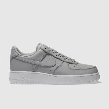 NIKE GREY AIR FORCE 1 LO TRAINERS NIKE GREY AIR FORCE 1 LO TRAINERS