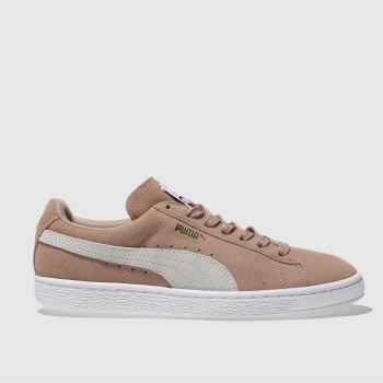 PUMA PALE PINK SUEDE CLASSIC TRAINERS PUMA PALE PINK SUEDE CLASSIC TRAINERS