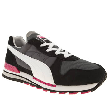 womens puma black and blue tx-3 trainers womens puma black and blue tx-3 trainers
