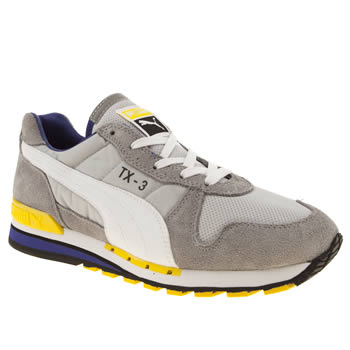 womens puma light grey tx-3 trainers womens puma light grey tx-3 trainers