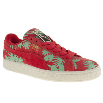 womens puma pink suede classic tropicalia trainers womens puma pink suede classic tropicalia trainers