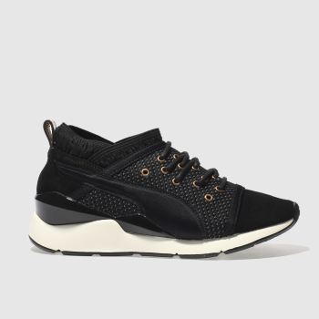PUMA BLACK & GOLD PEARL VR TRAINERS PUMA BLACK & GOLD PEARL VR TRAINERS