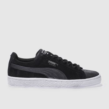 PUMA BLACK SUEDE CLASSIC MET SAFARI TRAINERS PUMA BLACK SUEDE CLASSIC MET SAFARI TRAINERS