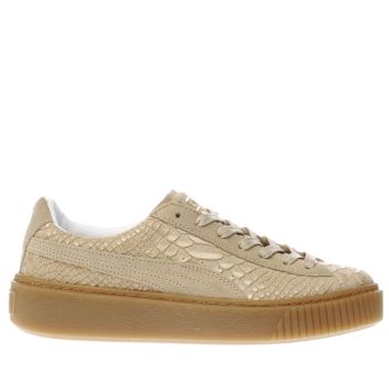 PUMA NATURAL PLATFORM EXOTIC SKIN TRAINERS PUMA NATURAL PLATFORM EXOTIC SKIN TRAINERS