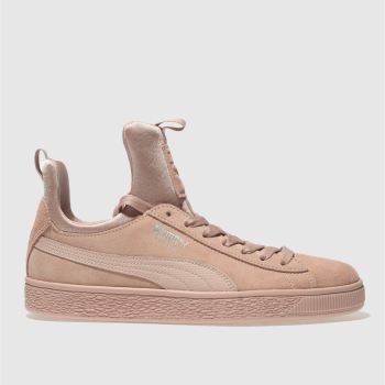 PUMA PALE PINK SUEDE FIERCE TRAINERS PUMA PALE PINK SUEDE FIERCE TRAINERS